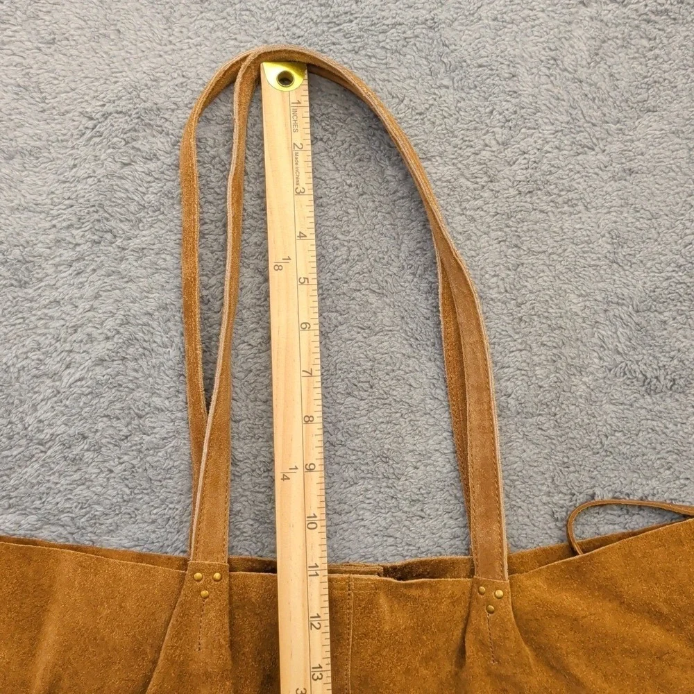 Haute Hippie Suede Hobo Brown Slouchy Boho Shoulder Bag With Pouch
